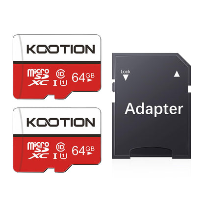 64GB Micro SD Card 2 Pack Ultra Micro SDXC Memory U1 Card Class 10 Micro SD 64GB High Speed TF Mini SD R Flash, C10, U1, 64 GB (2 Pack) - Available at All In One Marketplace Canada