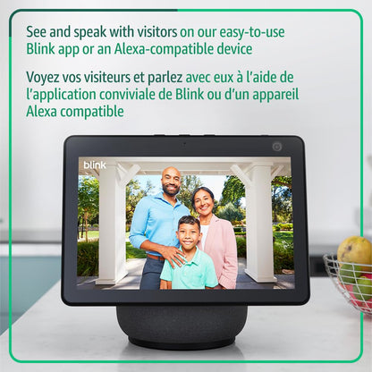 Blink Video Doorbell – Head-to-toe HD view, two-year battery life, and simple setup. Required Sync Module not included – Add-On (Black) - Available at All In One Marketplace Canada