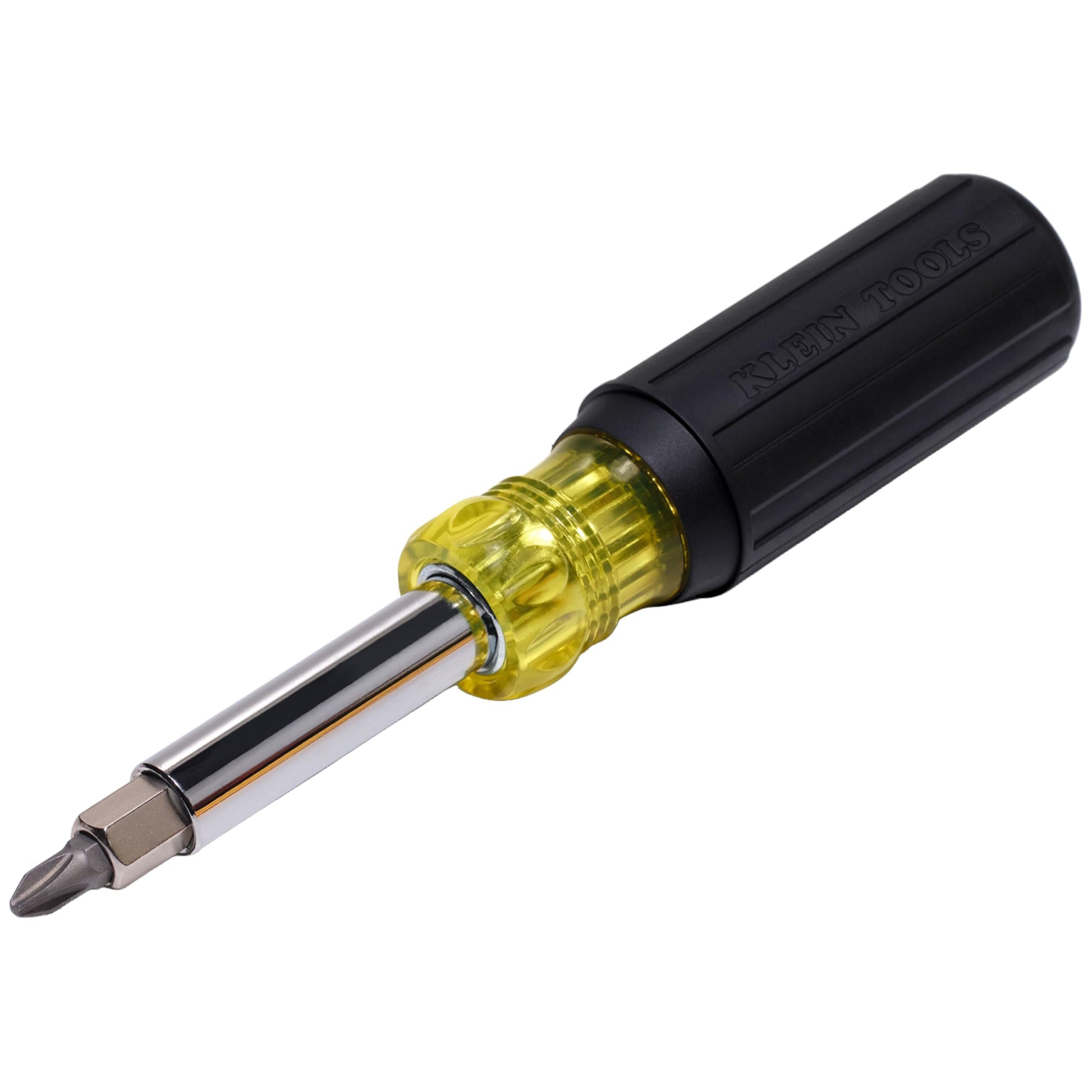 Klein Tools 32500 11-in-1 Screwdriver/Nut Driver Set, 8 Bits (Phillips, Slotted, Torx, Square), 3 Nut Driver Sizes, Cushion Grip Handle KLEIN TOOLS