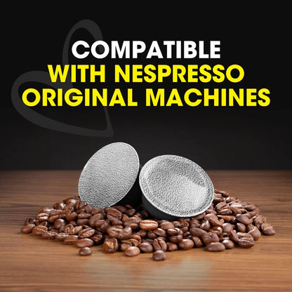 100 Ristretto Espresso Pods – Italian Coffee for Nespresso Original Machines