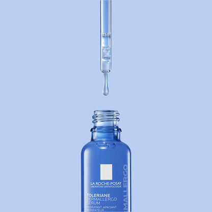 La Roche Posay Glycerin Face Serum, Toleriane Dermallergo Serum for Ultra-Sensitive, Allergy-Prone, Reactive Skin, Soothing and Hydrating, Formulated with Neurosensine, Fragrance-Free, 30ml