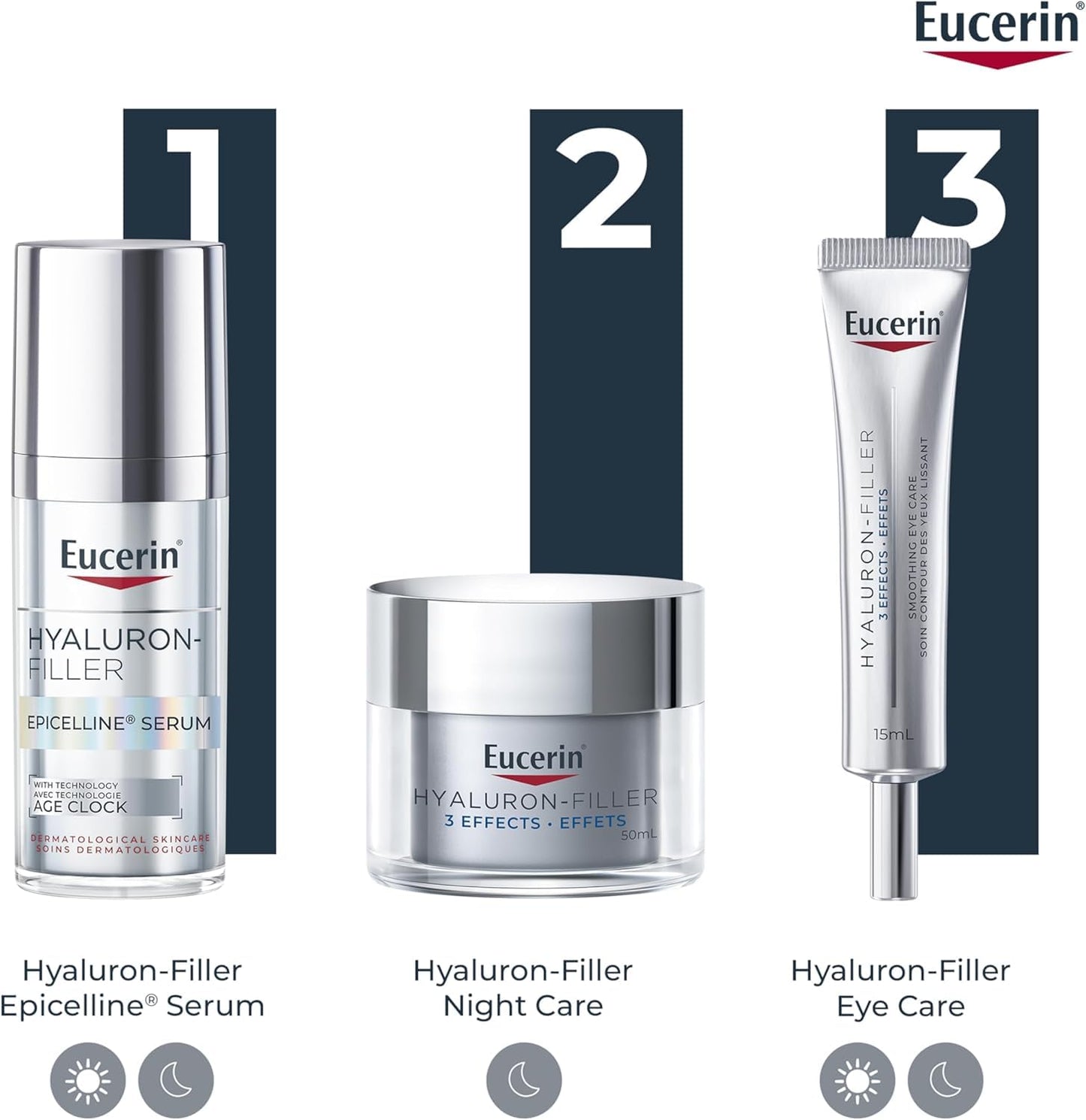 Eucerin Anti-Wrinkle Regenerating Face Night Cream, Hyaluronic Acid, 50mL Eucerin