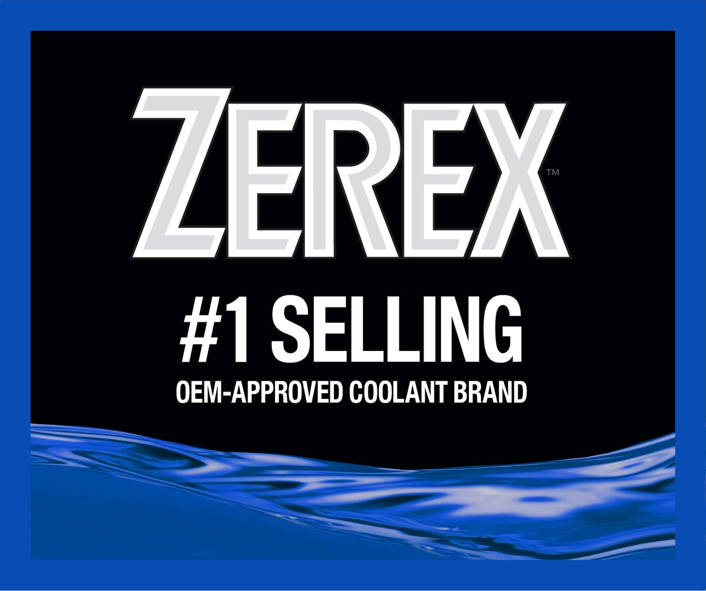 Zerex Asian Vehicle Blue Silicate and Borate Free 50/50 Prediluted Ready-to-Use Antifreeze/Coolant 1 GA Zerex