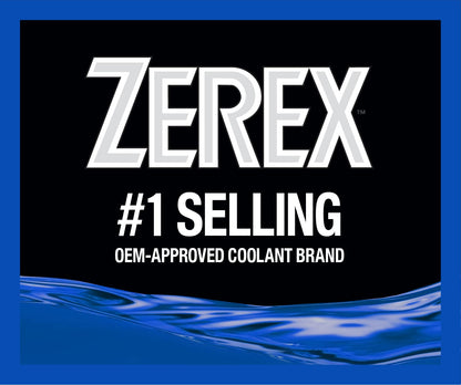 Zerex Asian Vehicle Blue Silicate and Borate Free 50/50 Prediluted Ready-to-Use Antifreeze/Coolant 1 GA Zerex