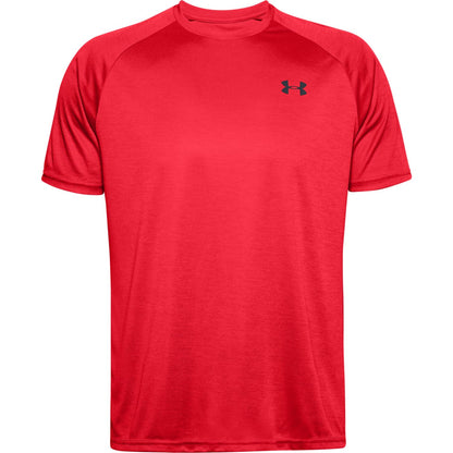Under Armour Men's Velocity 2.0 Short Sleeve T Shirt, (600) Red / / Black, Medium
