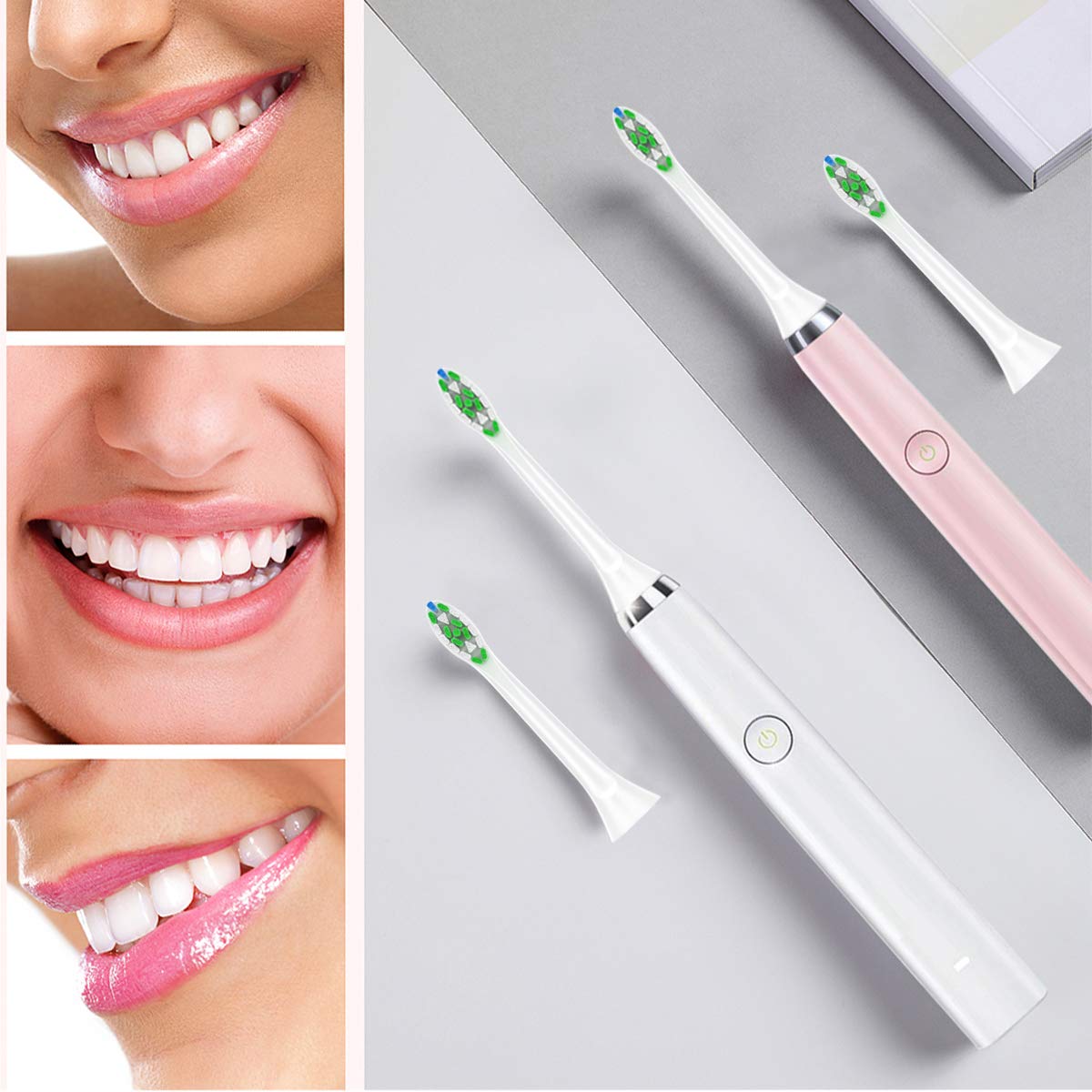 Replacement Toothbrush Head Compatible with Philips Sonicare Electric Toothbrush - Fit Plaque Control, Gum Health, FlexCare, HealthyWhite, Essence+ and EasyClean, 12 Pack - Available at All In One Marketplace Canada