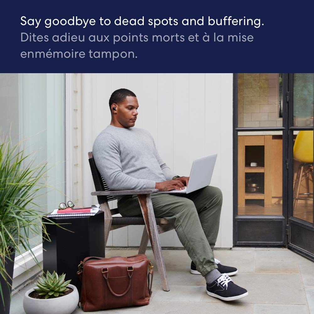 Amazon eero 6 mesh wifi add-on extender - Add up to 140 m² of Wi-Fi 6 coverage. Required eero mesh wifi system not included