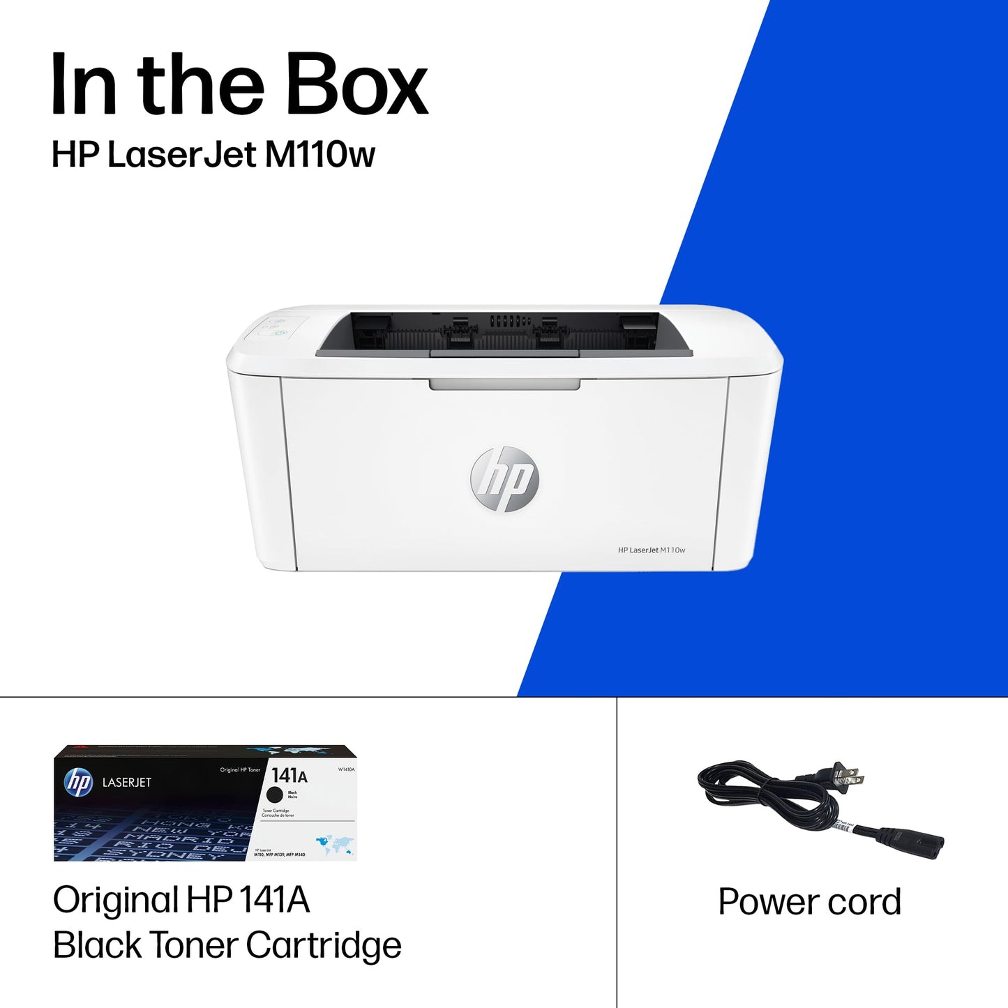 HP LaserJet M110w Wireless Black & White Printer HP