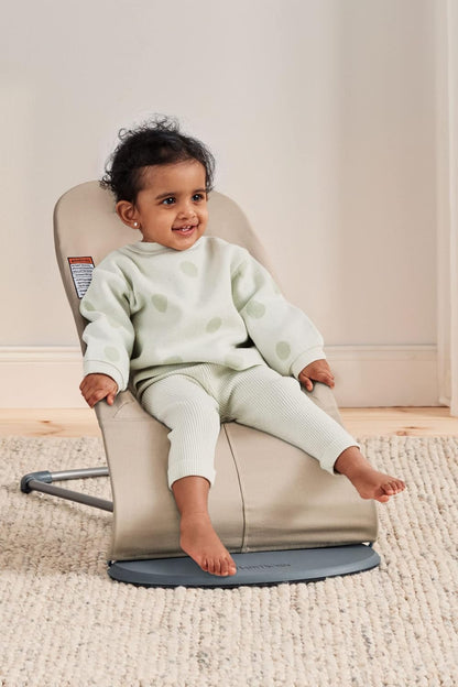 BabyBjorn Bouncer Balance Soft, Woven, Khaki/Beige BabyBjörn