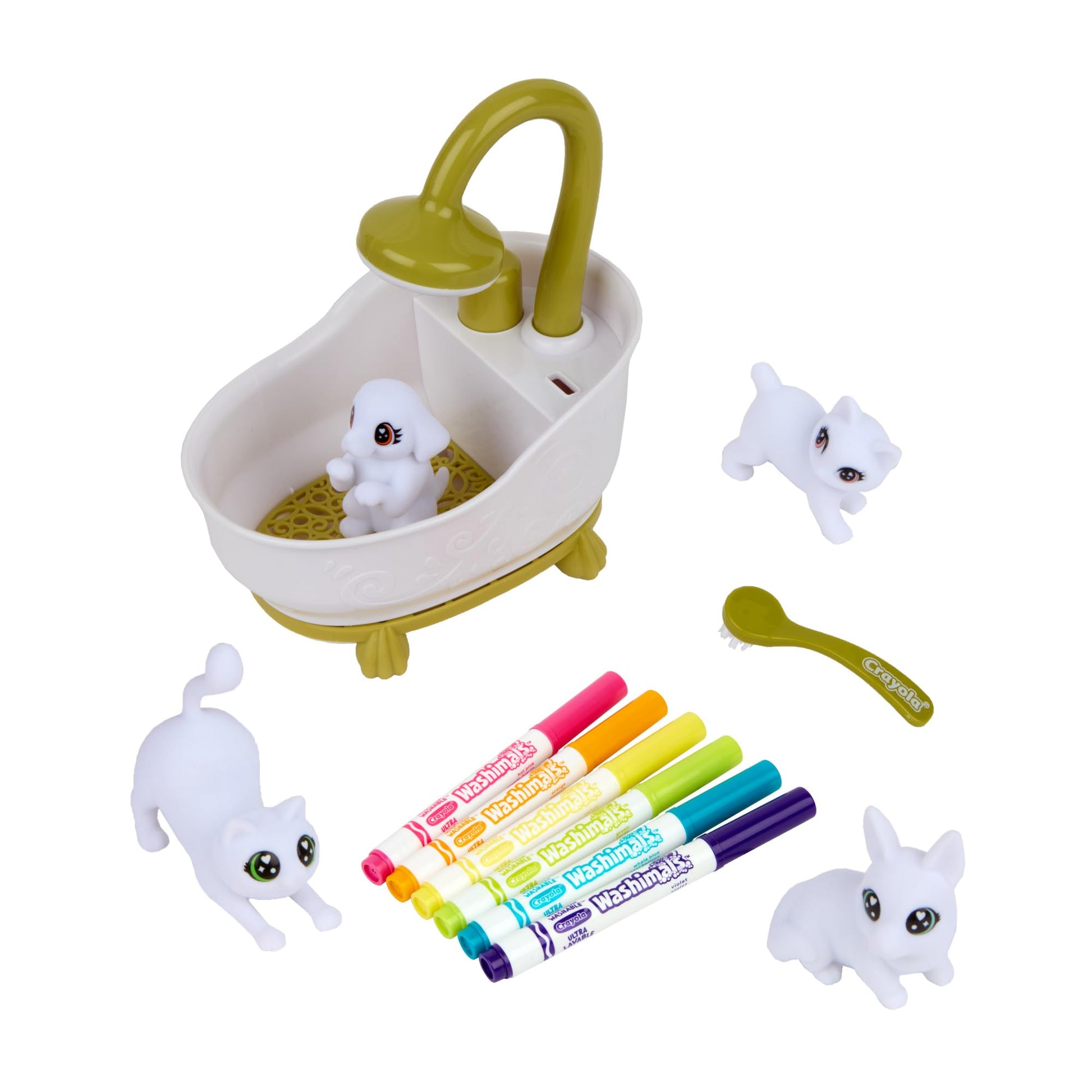Crayola Scribble Scrubbie Pets Tub Playset, Creative Toys Crayola