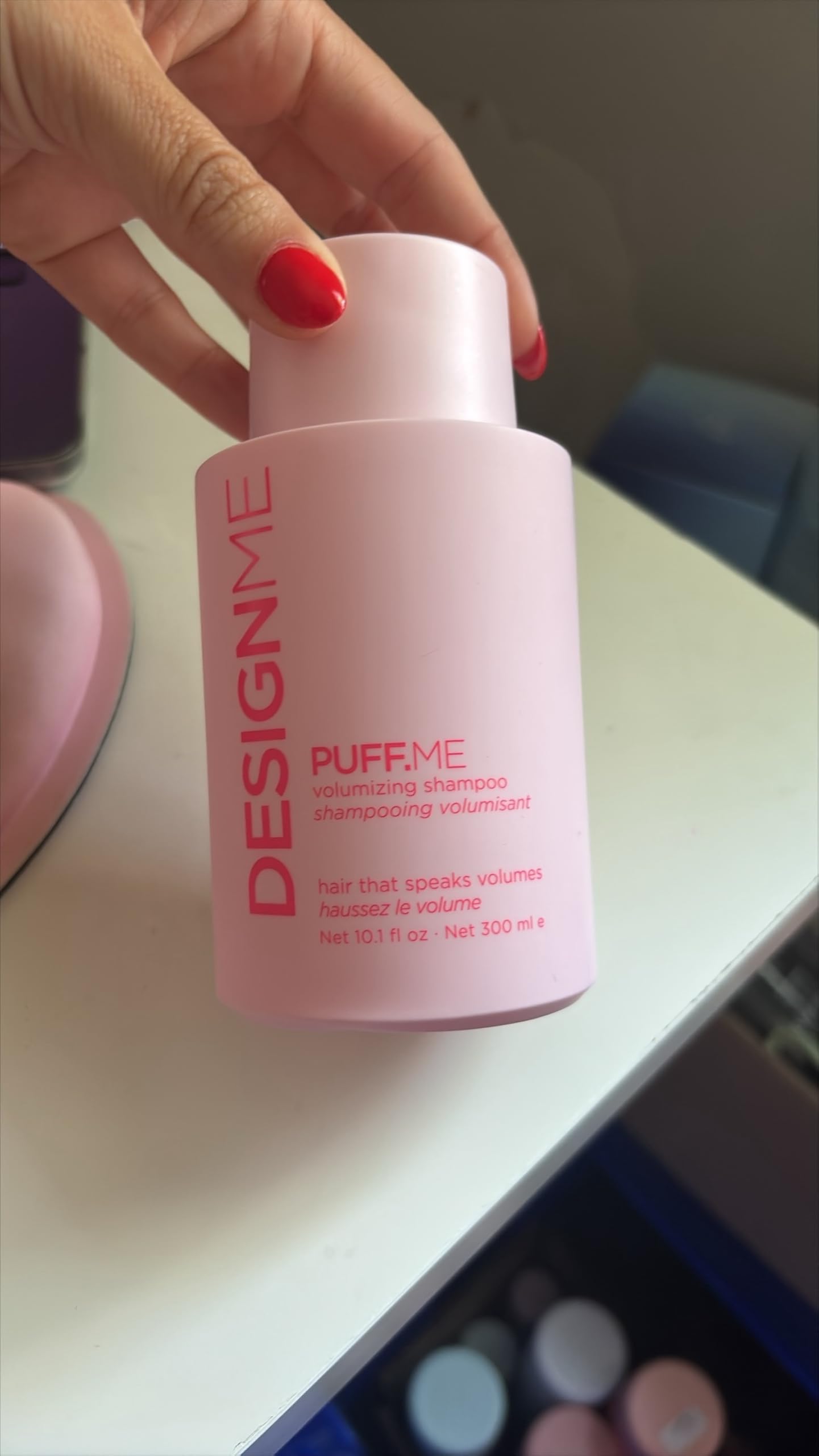 Design.Me PUFF.ME Volumizing Shampoo | Adds Body, Bounce & Volume for Fuller, Thicker Hair| For Fine & Medium Hair | Boosts Shine | Color-Safe, Lightweight Formula | Vegan, Paraben & Sulfate Free - Available at All In One Marketplace Canada