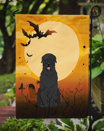 Caroline's Treasures BB4292GF Halloween Black Russian Terrier Flag Garden Size, Small, Multicolor