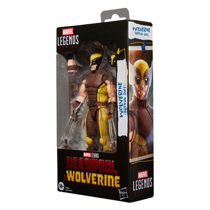 Marvel Legends Series Wolverine (Brown Suit), Marvel Studios' Deadpool & Wolverine Movie Collectible 6-Inch Action Figure Gift