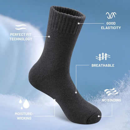 SIMIYA 5 Pairs Merino Wool Socks Extra Thick for Winter Cold Weather 🍁 All In One Marketplace Canada