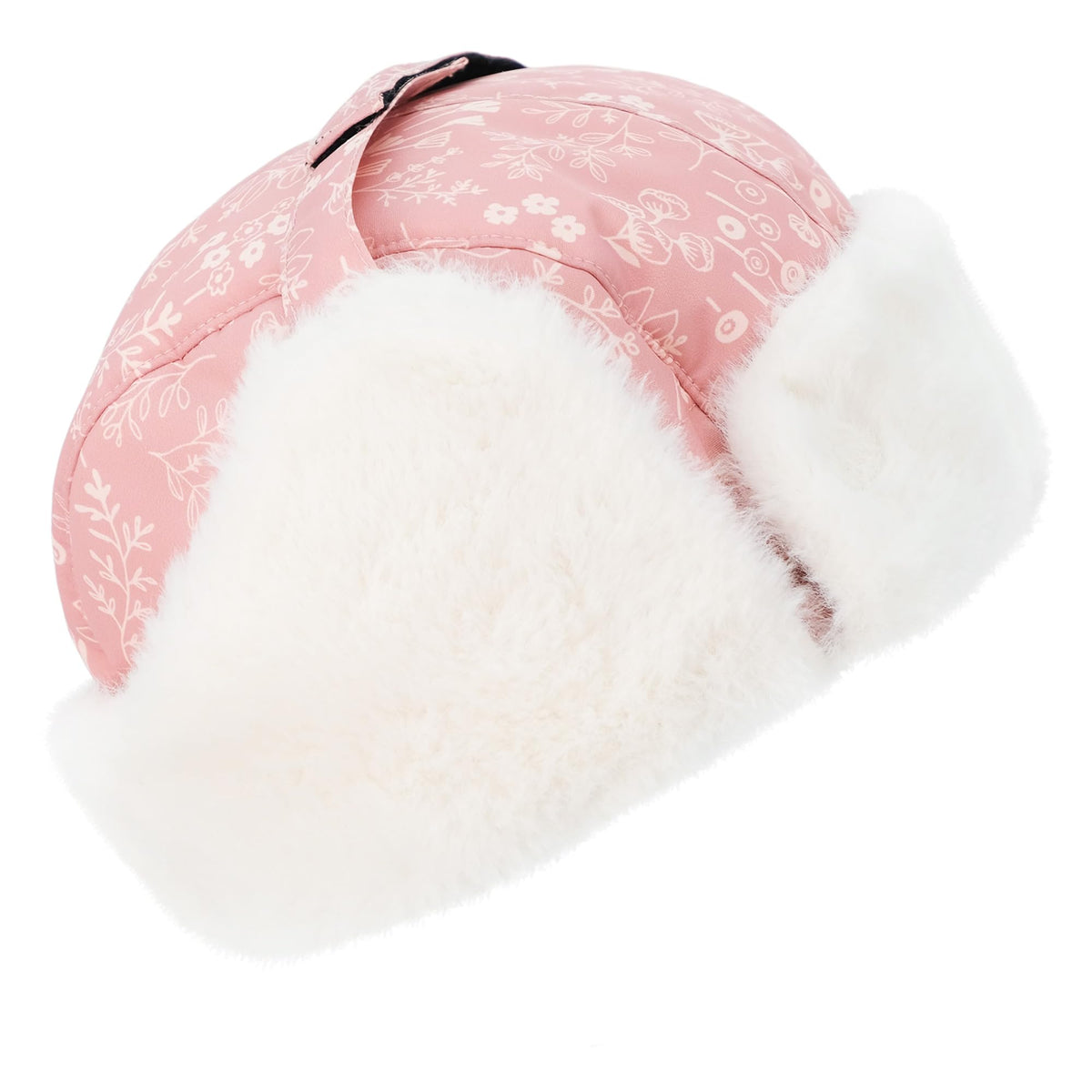 Jan & Jul Girls' Toasty-Dry Trapper Hat for Kids (Prairie Flowers, M) 🍁 All In One Marketplace Canada