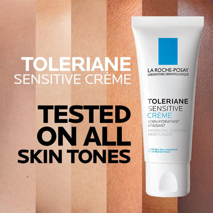 La Roche-Posay Face Moisturizer for Sensitive Skin, Toleriane Sensitive Face Cream with Niacinamide and Ceramides, for Normal to Combination Skin, Alcohol Free, Fragrance Free, 40mL