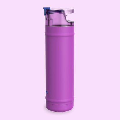 Bubba 24 oz Dualsip Water Bottle with Straw & 2-Way Lid | Leakproof Metal Tumbler | Insulated Stainless Steel | Reusable | Lightweight | Dishwasher Safe | Lead & BPA-Free | Moodbooster bubba