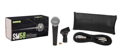Shure SM58 Pro Dynamic Vocal Microphone with 25-ft XLR Cable