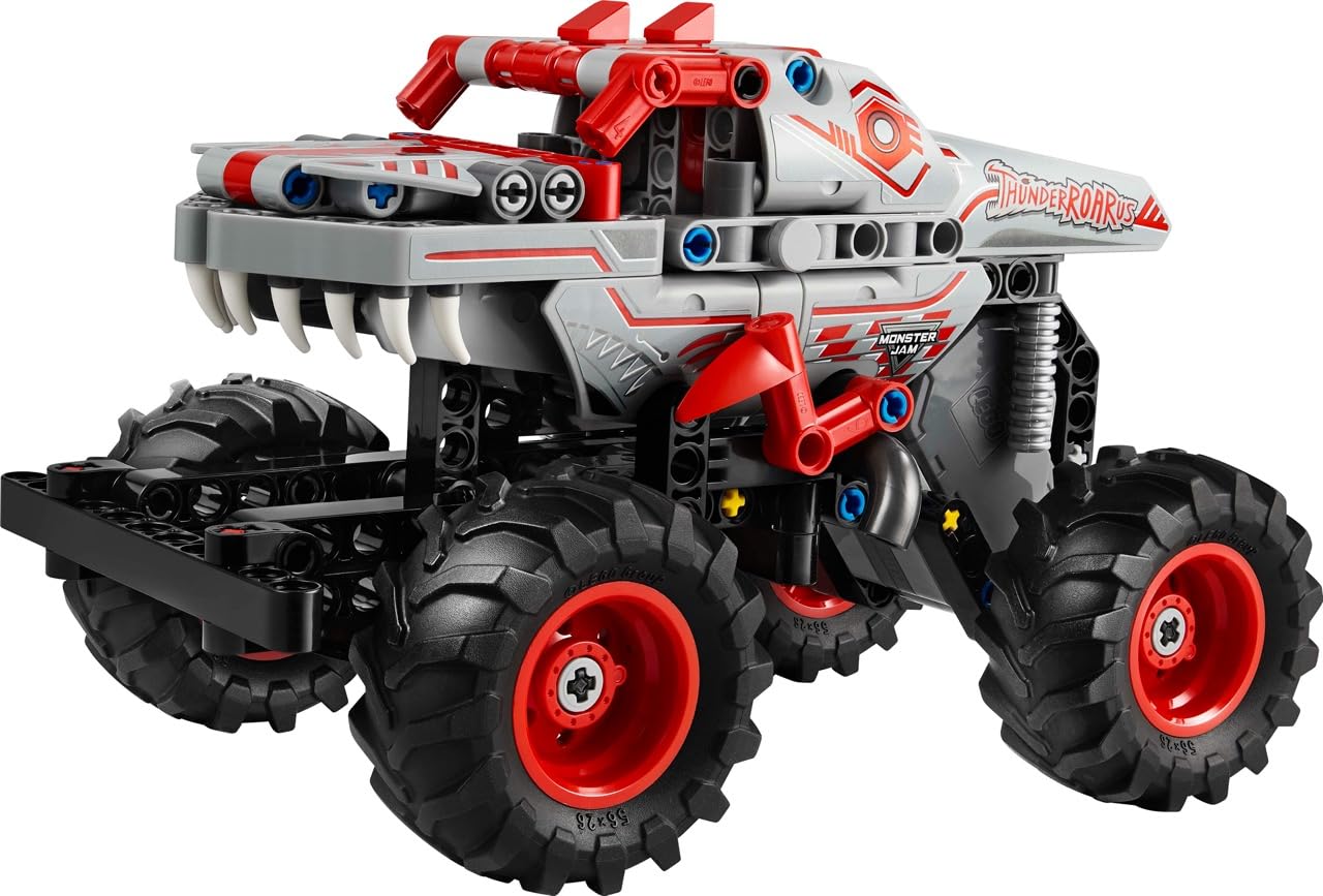 LEGO Technic Monster Jam ThunderROARus Pull-Back Monster Truck Toy - Building Toy for Kids, Boys and Girls, Ages 7+ - Creative Gift Idea for Lovers of Monster Trucks - 42200 - Available at All In One Marketplace Canada