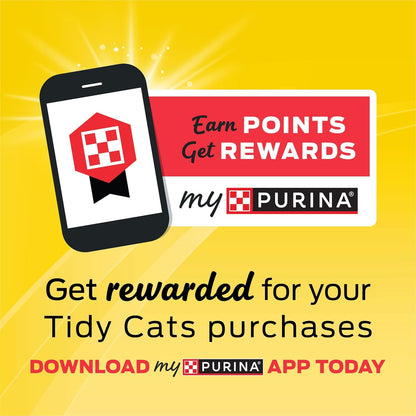 Purina Tidy Cats Lightweight, Low Dust, Clumping Cat Litter Odor Control 24/7 Performance Multi Cat Litter - 17 lb. Box Purina Tidy Cats