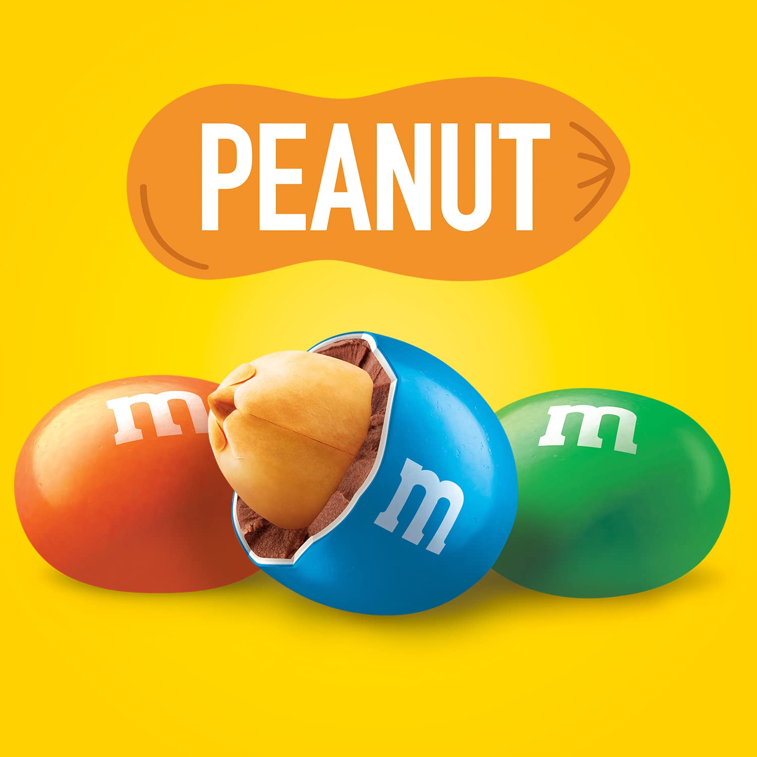 M&M’S Peanut Milk Chocolate Candy, Celebration Size Share Bag, 1kg – Bulk Party Candy for Sharing, Events, Movie Nights & Holidays - Available at All In One Marketplace Canada
