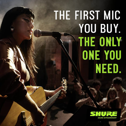 Shure SM58 Pro Dynamic Vocal Microphone with 25-ft XLR Cable
