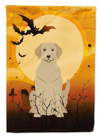 Caroline's Treasures BB4321GF Halloween Yellow Labrador Flag Garden Size, Small, Multicolor