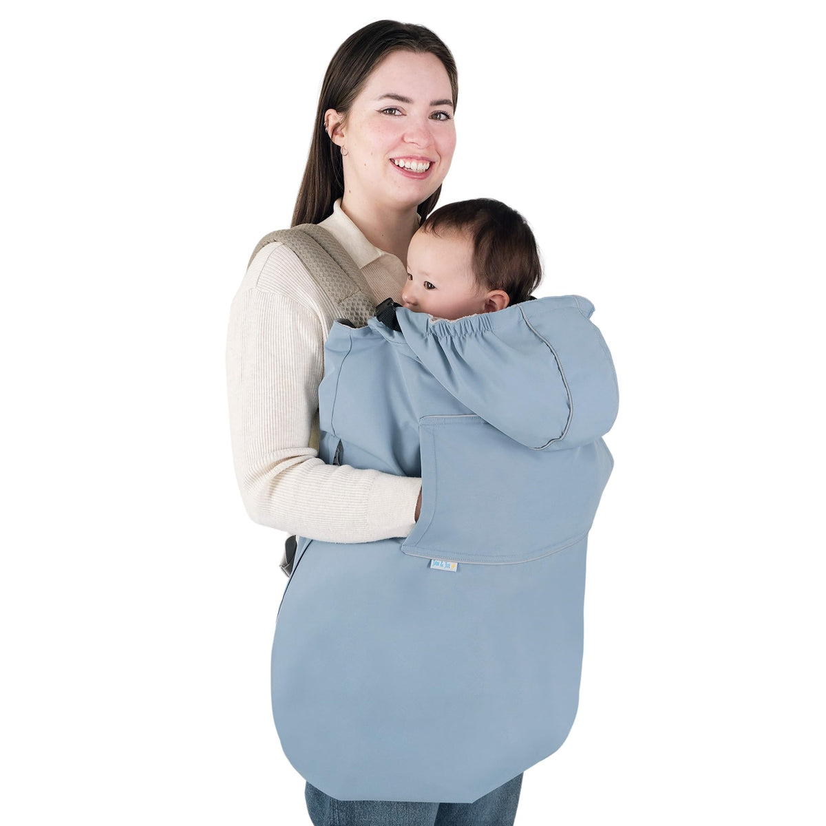 Jan & Jul Cozy-Dry Baby Carrier Rain Cover (Dusty Blue, One Size) 🍁 All In One Marketplace Canada
