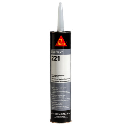SIKA - Multi-Purpose sealant and Adhesive - Sikaflex-221 - Black - Ideal for RV and Motorhome Repair - Permanent - Weather Resistant - Paintable - 300 mL 🍁 All In One Marketplace Canada