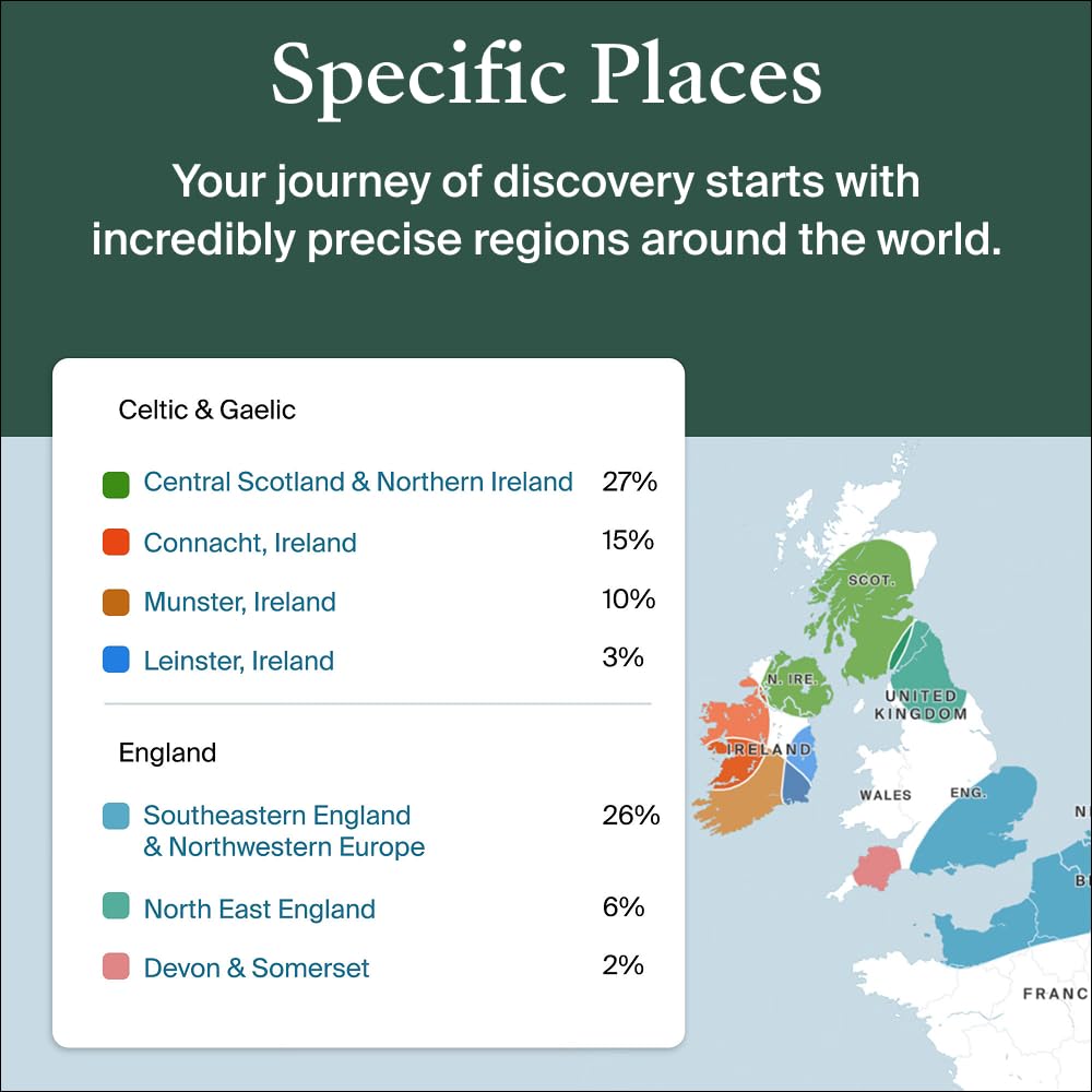 AncestryDNA + Traits Genetic Test Kit: Personalized Genetic Traits, DNA Ethnicity Test, Find Relatives, Family History, 2600 Regions, Ancestry Reports - Available at All In One Marketplace Canada
