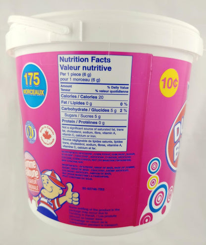 Dubble Bubble Gum 175-Count Bulk Pack (1.05 kg)