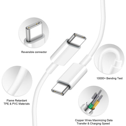 iPhone 16 15 Fast Charger [Apple MFi Certified] 3 Pack 20W USB C Wall Charger Block 6FT USB C to C Charger Cable Compatible with iPhone 16/iPhone 15/iPro/Pro Max,Pad Pro,Pad Mini/Air4 Phones