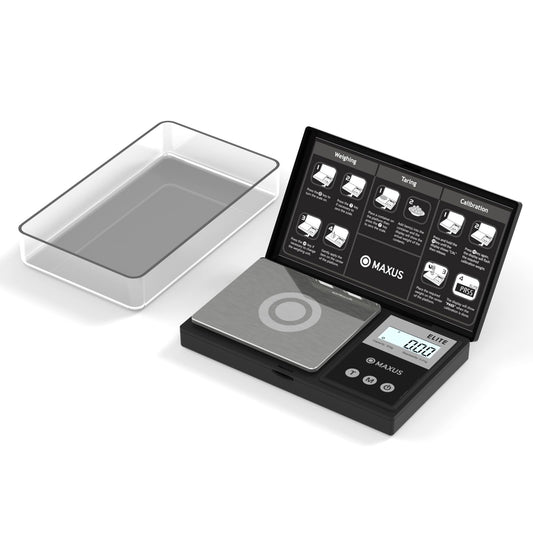 MAXUS Precision Pocket Scale 500g x 0.01g, Digital Gram Scale with Tray, Small Food Scale, Jewelry Scale, Ounces Grains Scale with Backlit LCD - Available at All In One Marketplace Canada