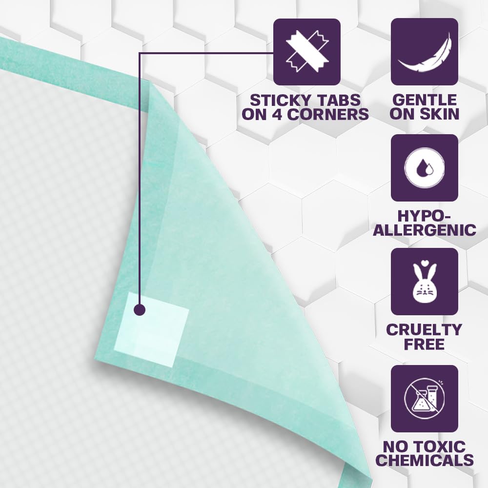PureNexus Health Disposable Underpads 23" x 36", 50 Count – Absorbent Incontinence Bed Pads, Waterproof Pee Pads, Chux, Soaker Pads for Adults, Elderly & Kids, Mattress Protector - Available at All In One Marketplace Canada