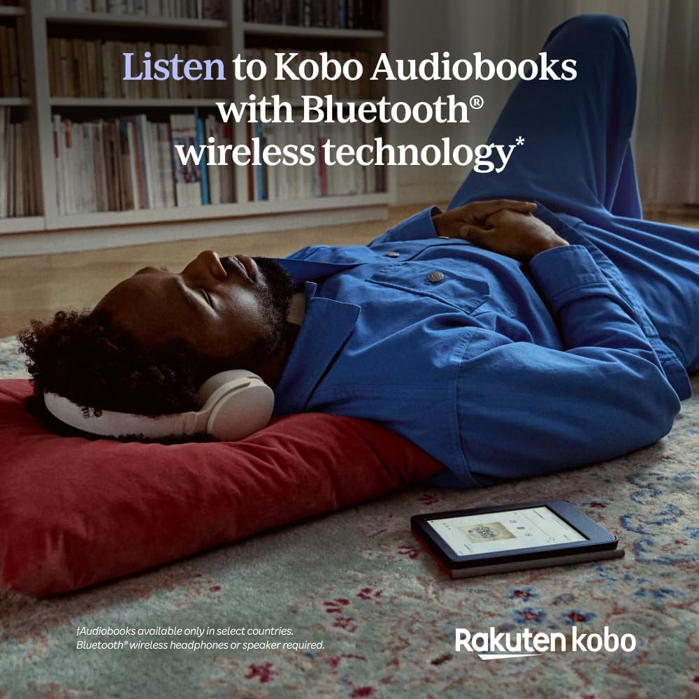 Kobo Clara Colour | Colour eReader | 6” Glare-Free Colour E Ink Kaleido 3 Display | Dark Mode Option | Waterproof | Audiobooks | 16GB of Storage (Black)