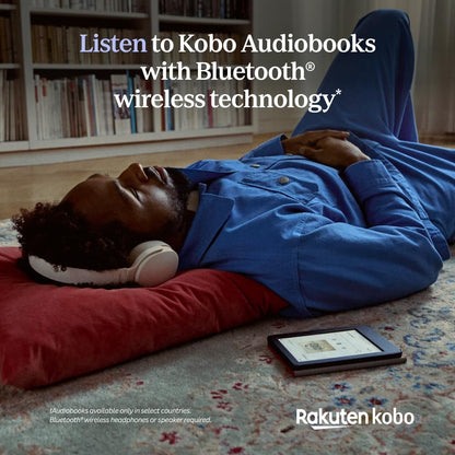 Kobo Clara Colour | Colour eReader | 6” Glare-Free Colour E Ink Kaleido 3 Display | Dark Mode Option | Waterproof | Audiobooks | 16GB of Storage (Black)