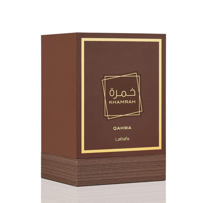 Lattafa Khamrah Qahwa For Unisex Eau De Parfum Spray, 3.4 Ounce Lattafa