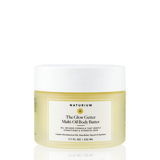 Naturium The Glow Getter Multi-oil Body Butter | Rich Lotion & Moisturizer, For all Skin Types, Vanilla & Coconut Scent | 7.7 oz / 232 ml - Available at All In One Marketplace Canada