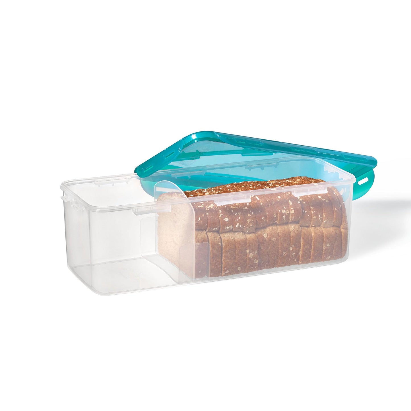 Starfrit LocknLock Plastic Bread Container - Removable Divider - 169oz/5L - Airtight - 4-Sided Locking Lid