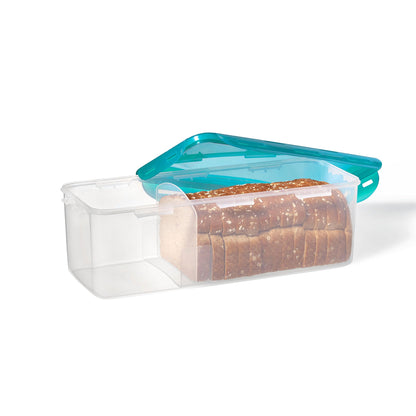 Starfrit LocknLock Plastic Bread Container - Removable Divider - 169oz/5L - Airtight - 4-Sided Locking Lid
