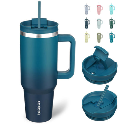 BJPKPK 40 oz Insulated Tumbler with Handle & Straw, Stainless Steel 🍁 All In One Marketplace Canada