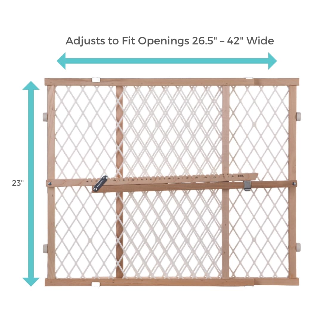 Toddleroo by North States North State Diamond Mesh Gate, Brown