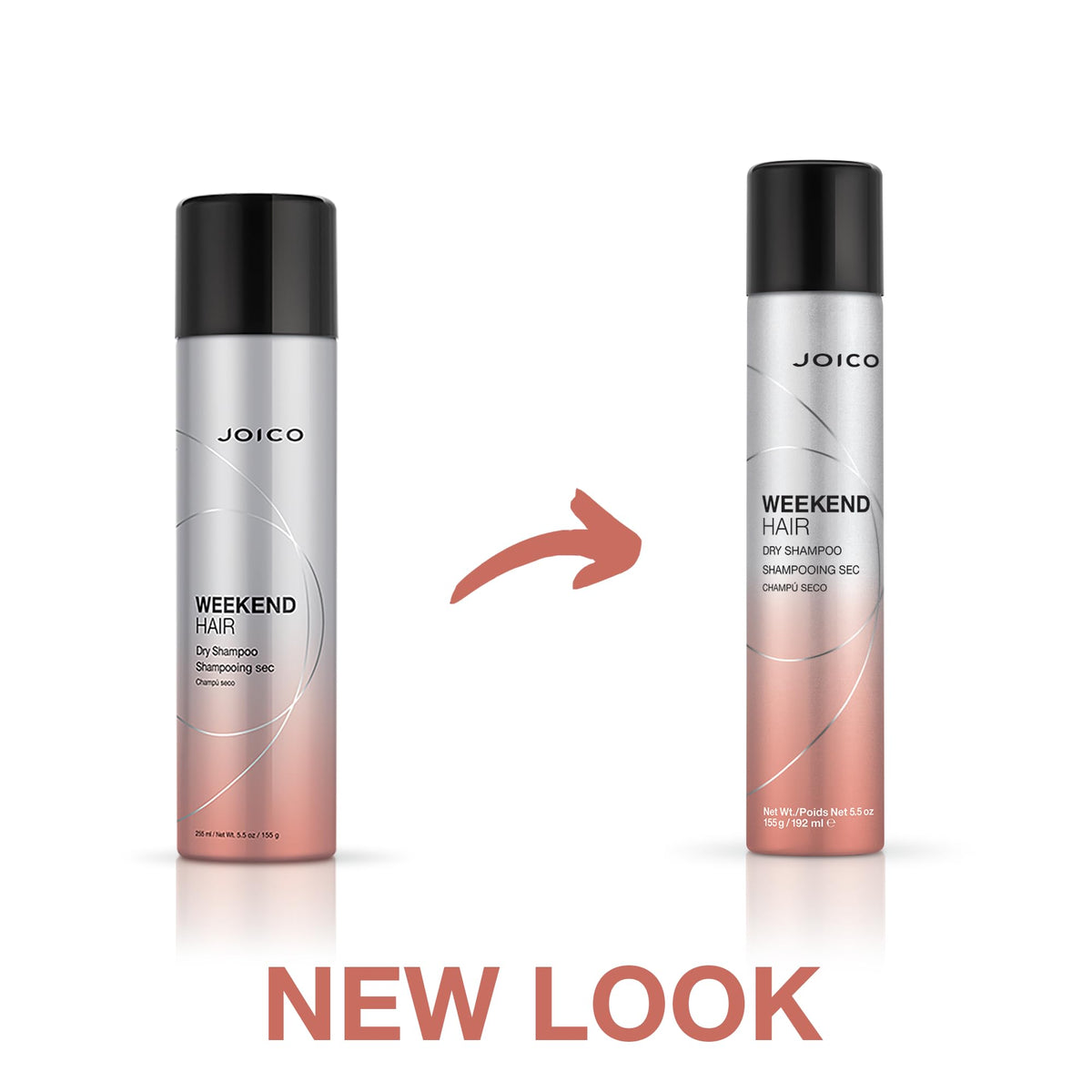 Joico Weekend Hair Dry Shampoo, for Dry Scalp and Oily Hair, Blonde, Brunette or Dark Colour