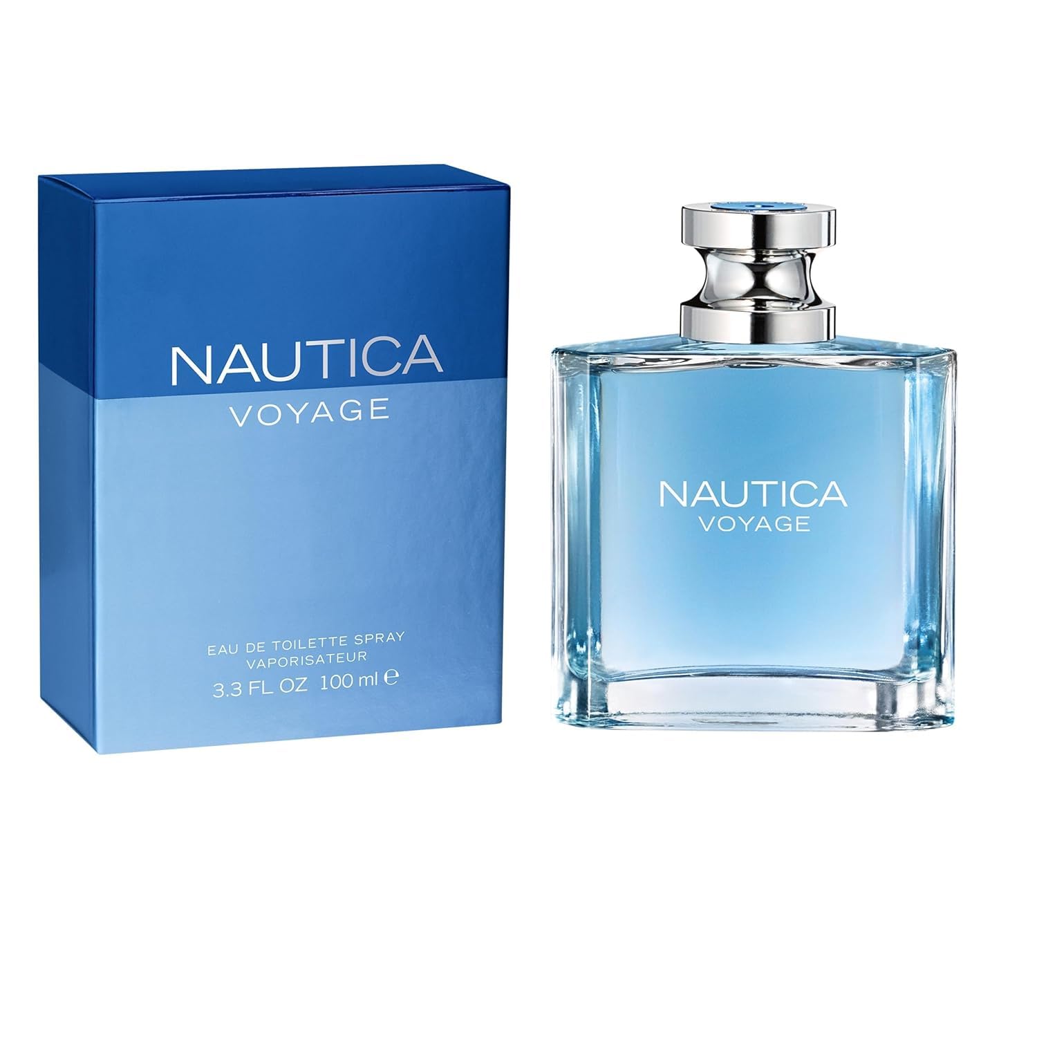 Nautica Voyage Eau de Toilette- Notes of Apple, Cedarwood, Mimosa, Men's Fragrance, Long Lasting, Everyday Fragrance,100ml
