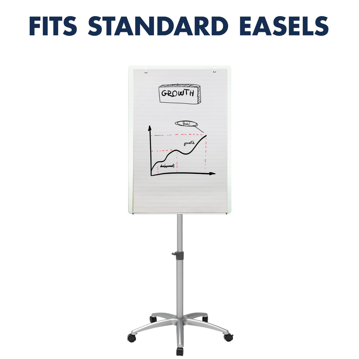 Quartet Lined Bond Easel Pad, 24" x 36", 50 Sheets/Pad, Great for Meetings, Teachers, and Students (3413889903)