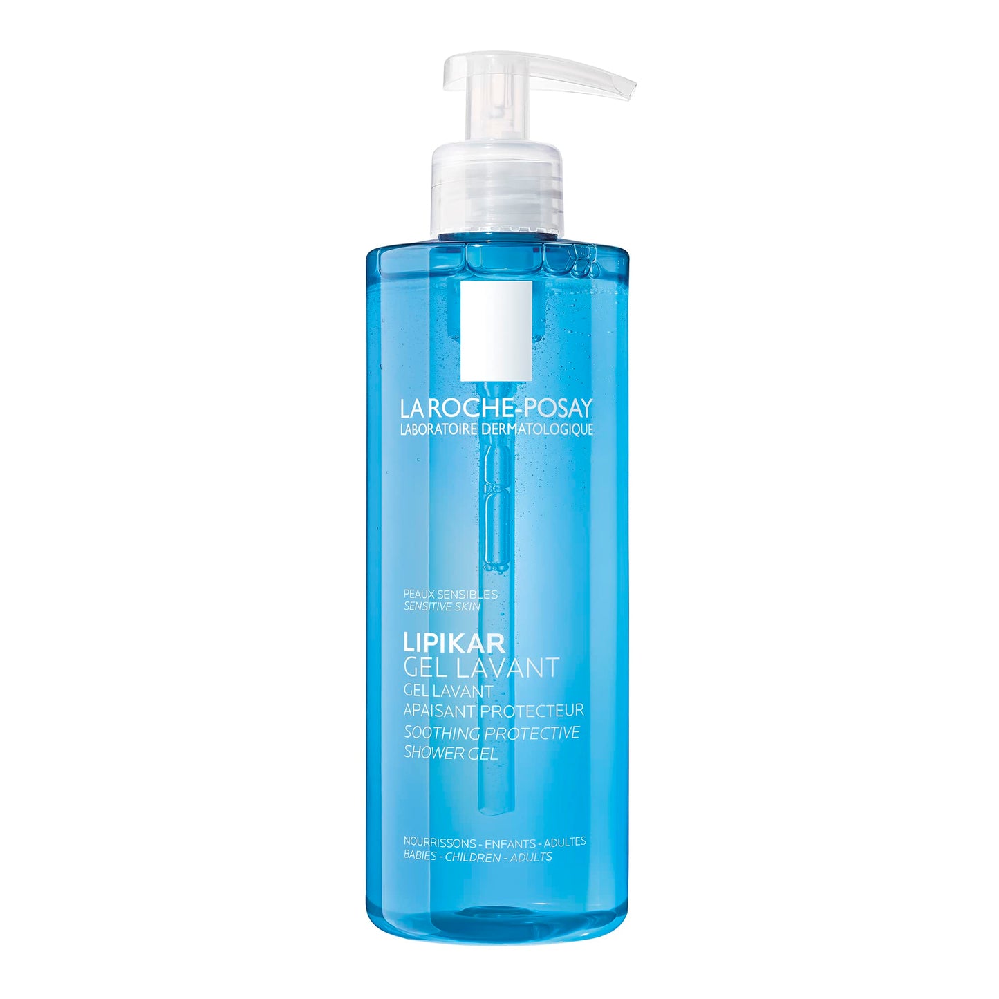 La Roche-Posay Body Wash, Lipikar Cleansing & Moisturizing Gel Body Wash with Shea Butter & Niacinamide for Dry & Sensitive Skin, Soap Free, Paraben Free, 400mL La Roche-Posay