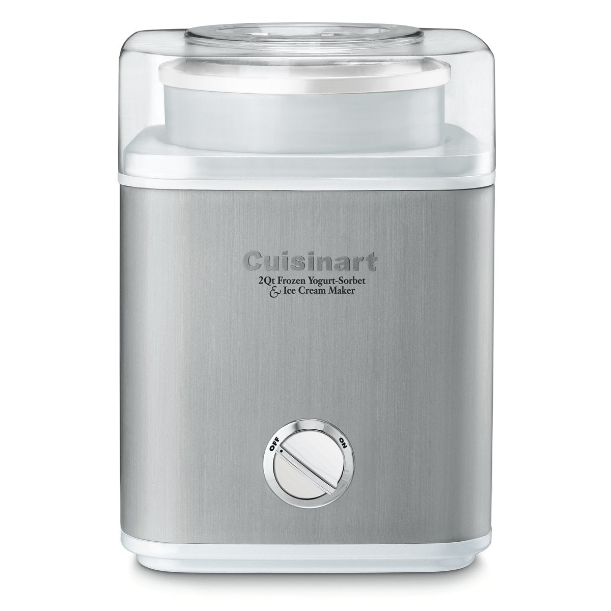 Cuisinart Pure Indulgence Frozen Yogurt-Ice Cream & Sorbet Maker, 2-Qt Capacity, Silver (ICE-30WNC) Cuisinart