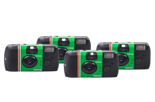 FUJIFILM QuickSnap Flash 400 One-Time-Use Camera 4 Pack, 27 exp Each 🍁 All In One Marketplace Canada