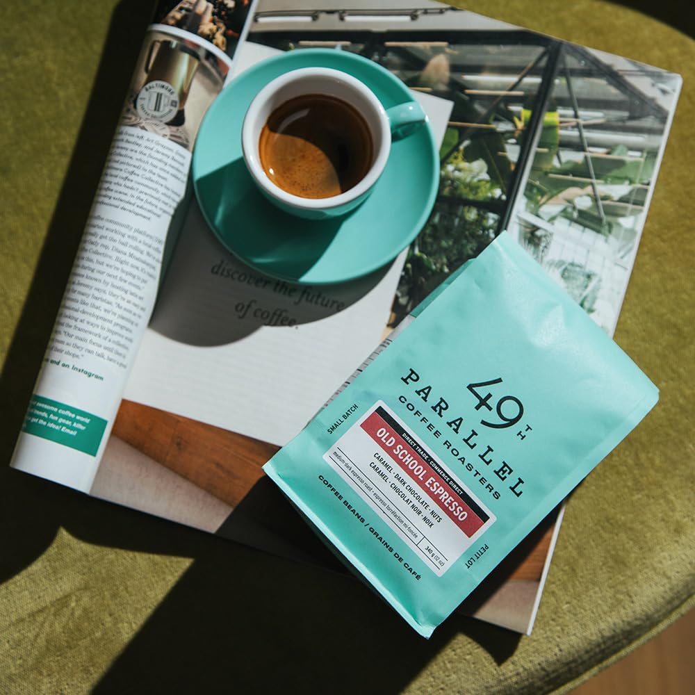 49th Parallel Coffee Roasters Old School Espresso Medium-Dark Roast Coffee Beans - 12 oz