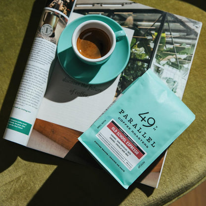 49th Parallel Coffee Roasters Old School Espresso Medium-Dark Roast Coffee Beans - 12 oz